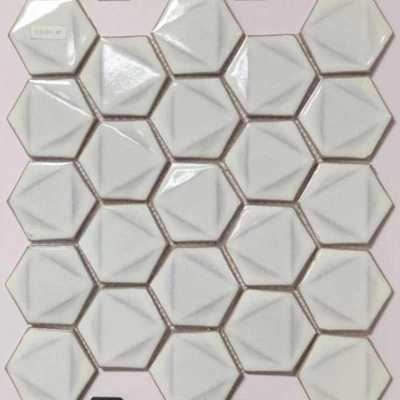 Hexagonal Ceramic Mosaic Tile